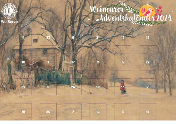 Adventskalender des Lions Club Weimar 2024