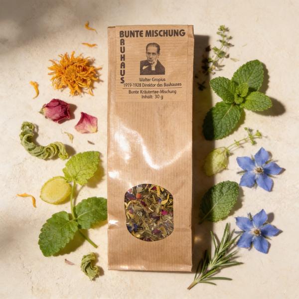 Bunte Bauhaus Teemischung